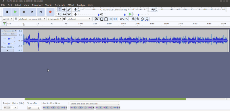 Import 2nd audio track to Audacity.gif