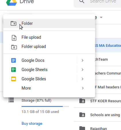 google drive open with excel