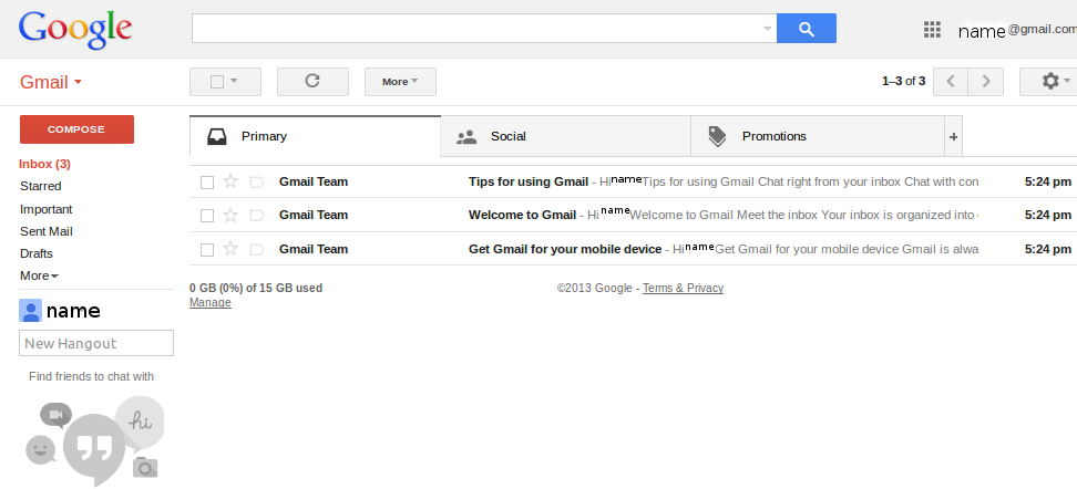 gmail keep a copy of sent mail in my inbox