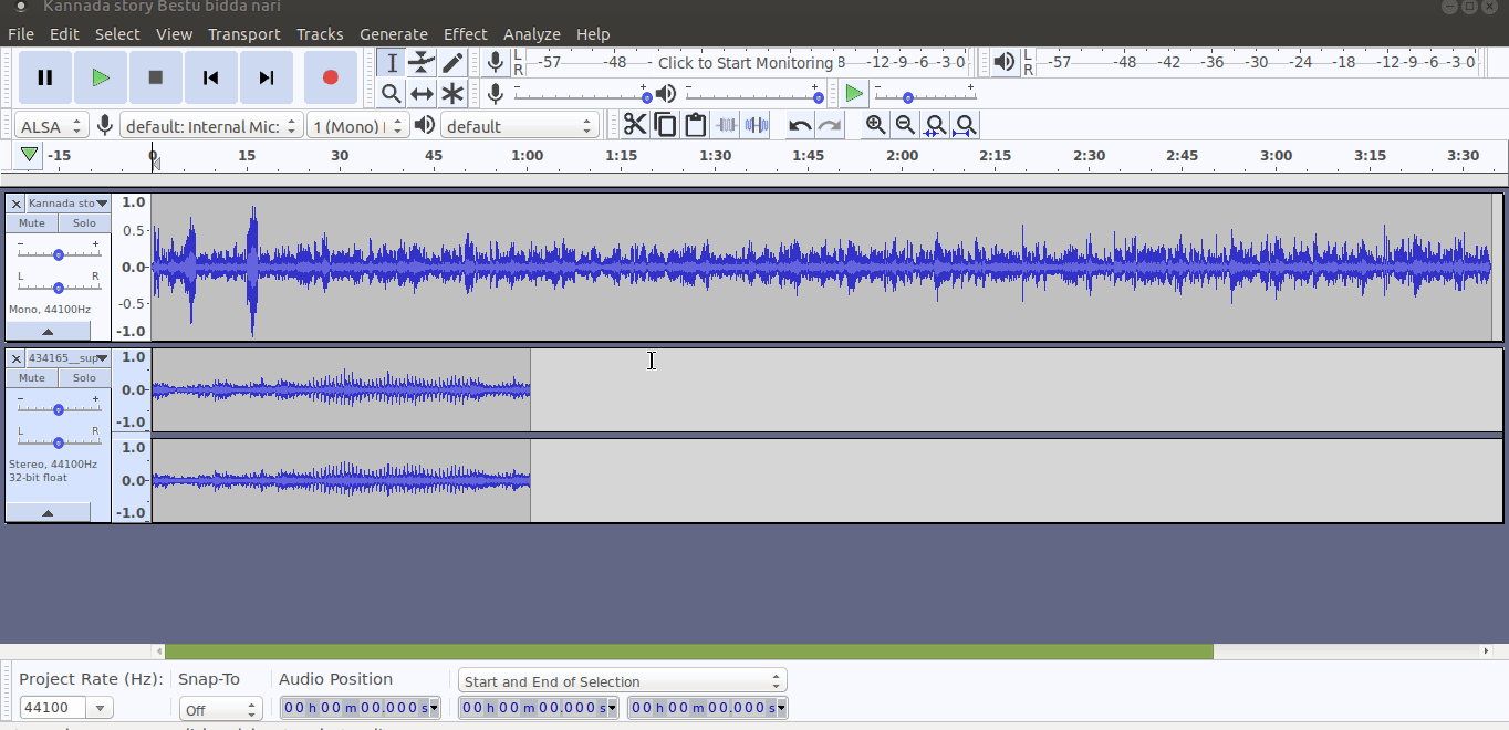 Use amplify to adjust volume of the track.gif
