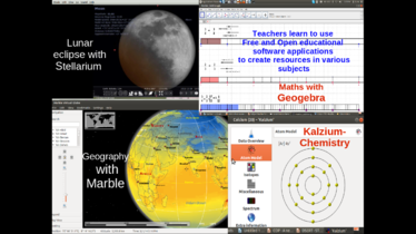 Free and Open Source educational software applications
