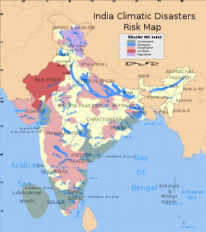 India climatic disaster risk map en.svg