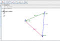 Angle and lines display properties in geogebra .gif